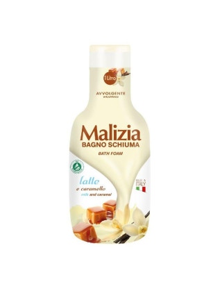 Malizia Гель-піна для душу та ванни 1000 мл Latte e Caramello Malizia Гель-піна для душу та ванни 1000 мл Latte e Caramello