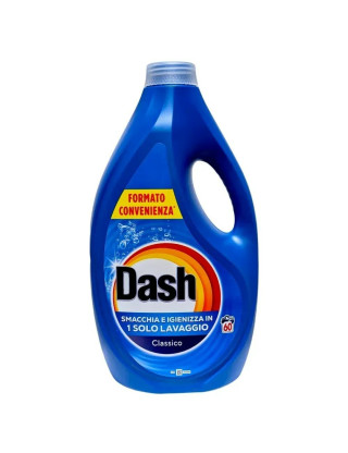 Dash Гель для прання 2700 мл на 60 прань Classico Універсальний Dash Гель для прання 2700 мл на 60 прань Classico Універсальний