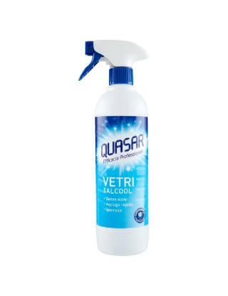 Quasar Спрей 580 мл Vetri con Alcool для чищення скляних поверхонь