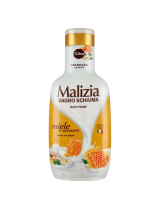Malizia Гель-піна для душу та ванни 1000 мл Miele e Zenzero Malizia Гель-піна для душу та ванни 1000 мл Miele e Zenzero
