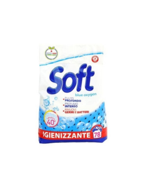 Soft Пральний порошок 3900 г на 78 прань Igienizzante Універсальний з активним киснем Soft Пральний порошок 3900 г на 78 прань Igienizzante Універсальний з активним киснем