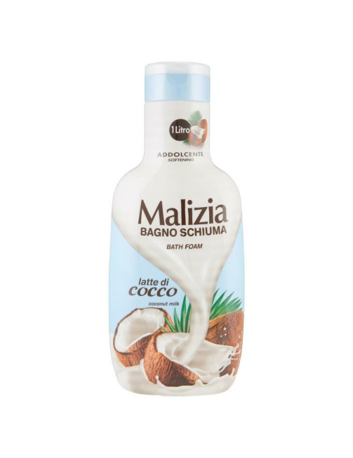 Malizia Гель-піна для душу та ванни 1000 мл Latte di Cocco