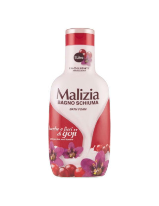 Malizia Гель-піна для душу та ванни 1000 мл Goji Berries and Flowers Malizia Гель-піна для душу та ванни 1000 мл Goji Berries and Flowers