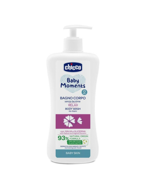 Chicco Гель для купання дитячий 500 мл Relax з екстрактом мальви та гліцерином Chicco Гель для купання дитячий 500 мл Relax з екстрактом мальви та гліцерином