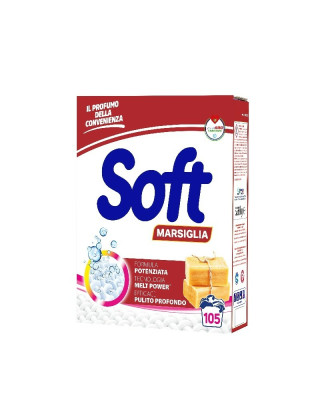 Soft Пральний порошок 5250 г на 105 прань Marsiglia з активним киснем Soft Пральний порошок 5250 г на 105 прань Marsiglia з активним киснем