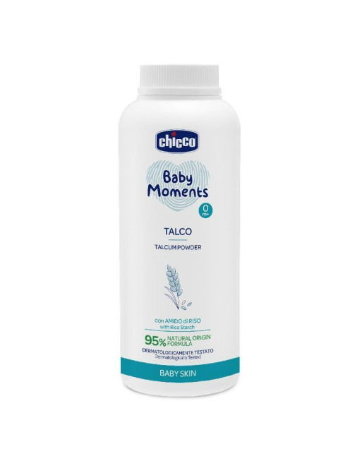 Chicco Захисний тальк 150 г із рисовим крохмалем дитячий