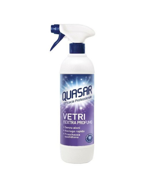 Quasar Спрей 580 мл Vetri con Extra Profumo для чищення скляних поверхонь