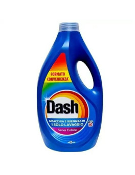 Dash Гель для прання 2700 мл на 60 прань Salva Colore для кольорової білизни Dash Гель для прання 2700 мл на 60 прань Salva Colore для кольорової білизни