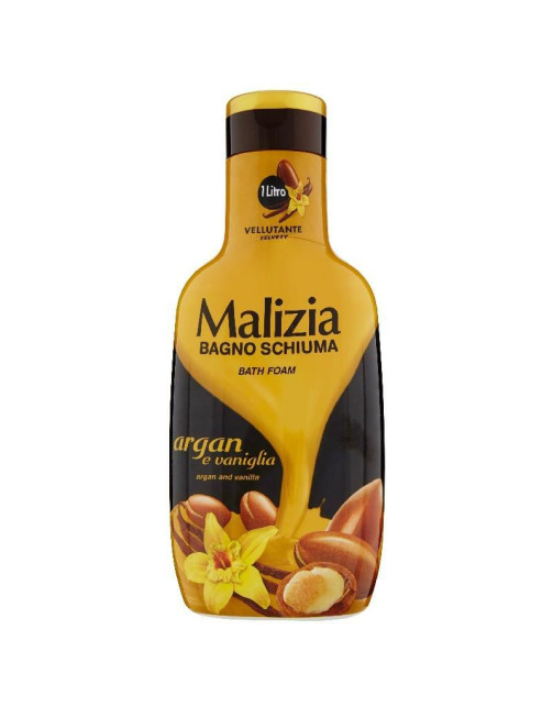 Malizia Гель-піна для душу та ванни 1000 мл Argan e Vaniglia