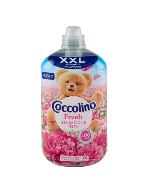 COCCOLINO КОНЦЕНТРОВАНИЙ ПОМ'ЯКШУВАЧ ДЛЯ ПРАННЯ 1750 ML. 76 ПРАНЬ SENSATIONE SETA