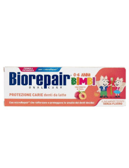 Biorepair Зубна паста 50 мл. Kids Bimbi 0-6 років з екстрактом персика Biorepair Зубна паста 50 мл. Kids Bimbi 0-6 років з екстрактом персика