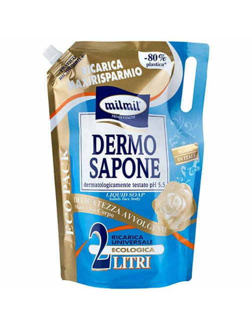Milmil Рідке крем-мило Дой-пак 2000 мл Delicatezza Avvolgente