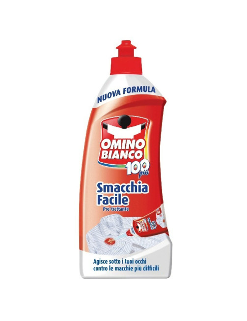 Omino Bianco Плямовивідник 500 мл Smacchia Facile для білих та кольорових речей Omino Bianco Плямовивідник 500 мл Smacchia Facile для білих та кольорових речей