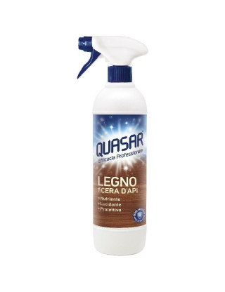 Quasar Спрей 580 мл Legno con cera d'api для догляду за дерев'яними поверхнями Quasar Спрей 580 мл Legno con cera d'api для догляду за дерев'яними поверхнями