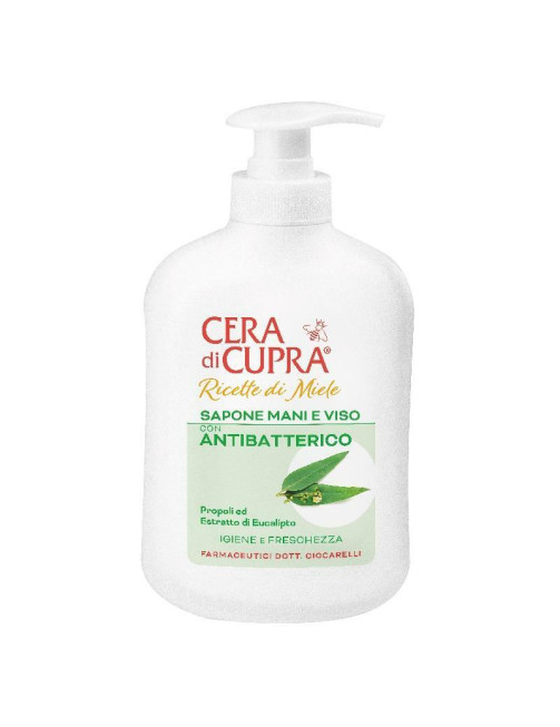 Cera di Cupra Рідке мило з дозатором 200 мл Sapone Mani e Viso con Antibatterico