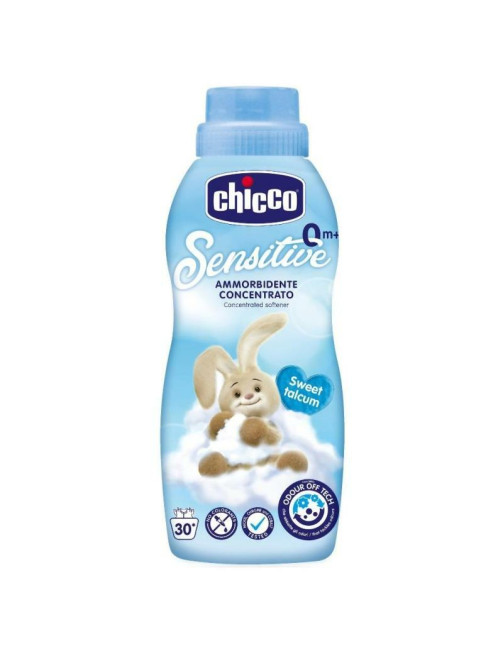 Chicco Пом'якшувач для дитячих речей 750 мл на 30 прань Sensitive 0+ Sweet Talcum
