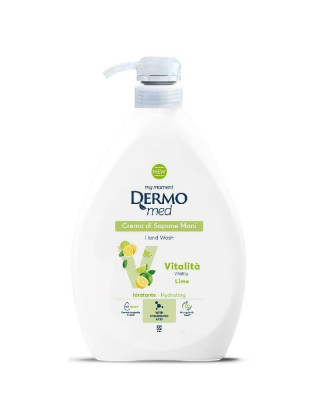 DermoMed Рідке крем-мило з дозатором 1000 мл. Vitality Lime DermoMed Рідке крем-мило з дозатором 1000 мл. Vitality Lime