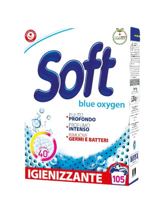 Soft Пральний порошок 5250 г на 105 прань Igienizzante з активним киснем Soft Пральний порошок 5250 г на 105 прань Igienizzante з активним киснем