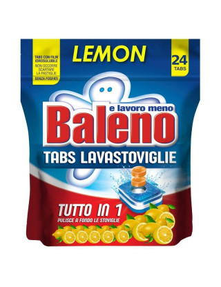 Baleno Таблетки для посудомийних машин 24 шт. Lemon Baleno Таблетки для посудомийних машин 24 шт. Lemon