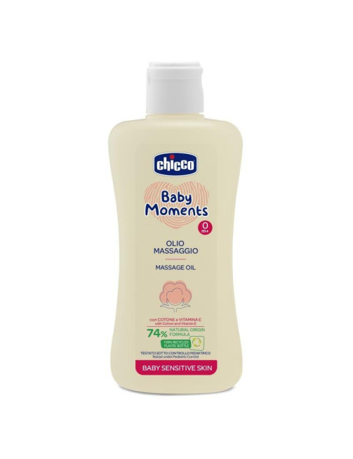 Chicco Масажна олія 200 мл для чутливої шкіри дитяча