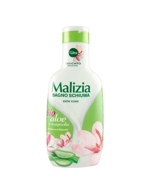 Malizia Гель-піна для душу та ванни 1000 мл Bio Aloe e Magnolia