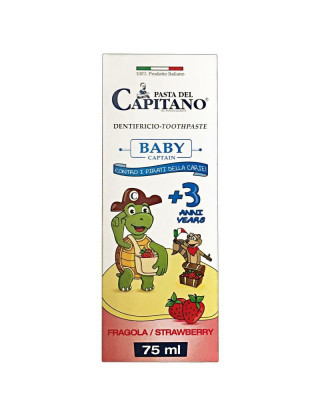 Pasta del Capitano Зубна паста Дитяча 75 мл Baby 3+ Strawberry